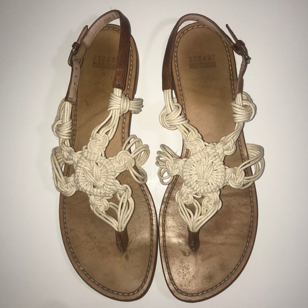Stuart Weitzman Rope Sandals